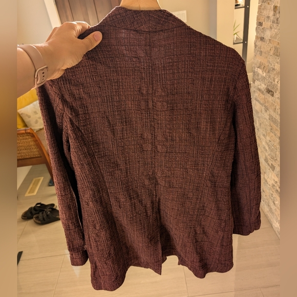 Eileen Fisher cardigan size small - stone brown - Picture 6 of 6